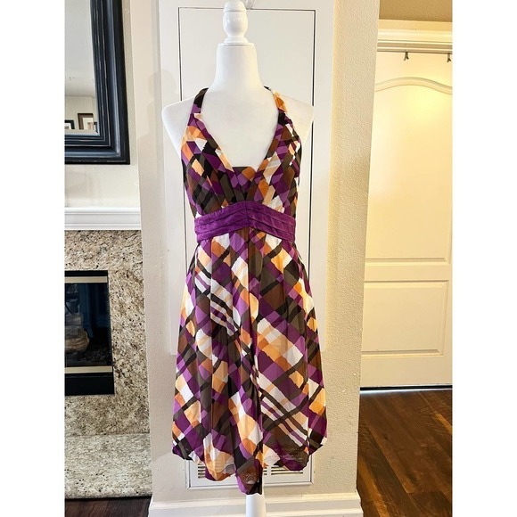 Anthropologie Moulinette Soeurs Etty Halter Dress Size 8 - Picture 1 of 7